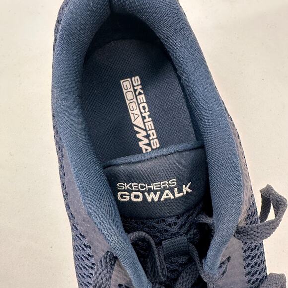 Skechers Women's GoGa Max Go Walk Joy Paradise Blue Sneakers Size 8 - Picture 7 of 8